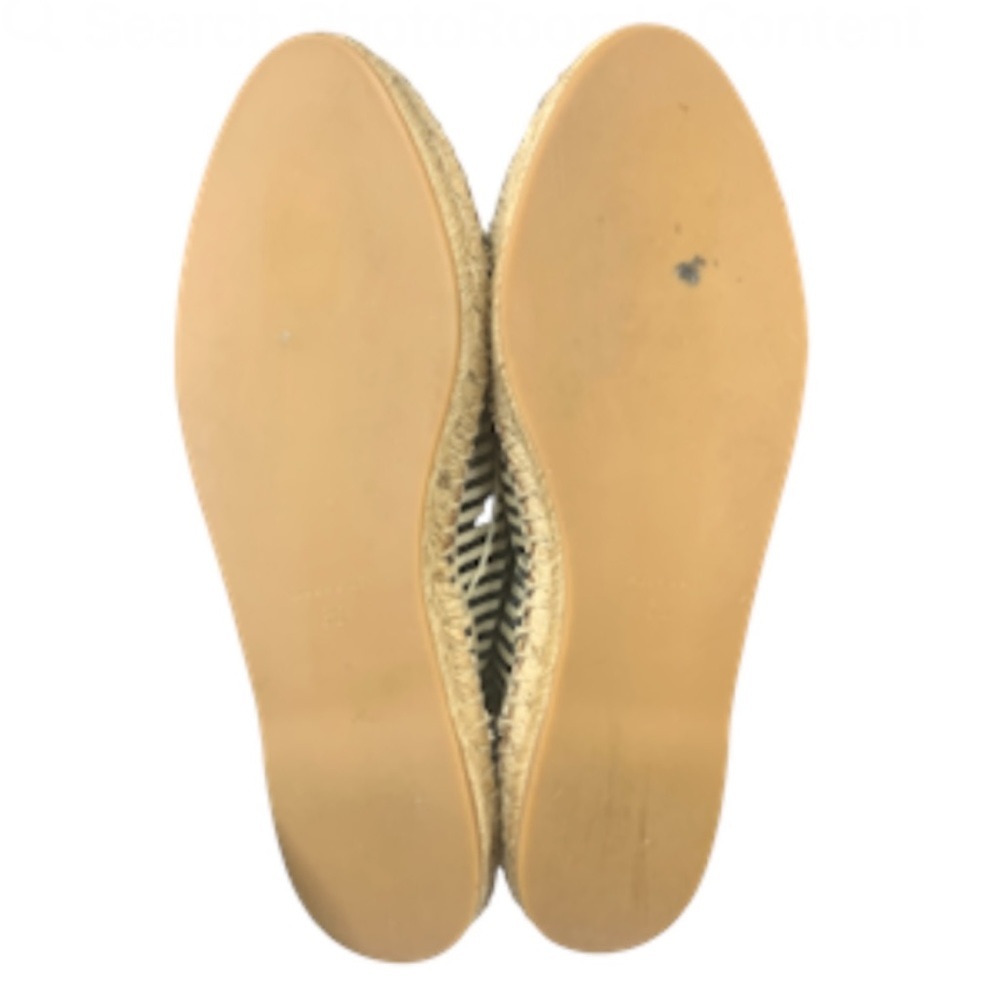 Tabitha Simmons Dolly Silk Striped Espadrille Lace-Up Flats - Picture 12 of 14